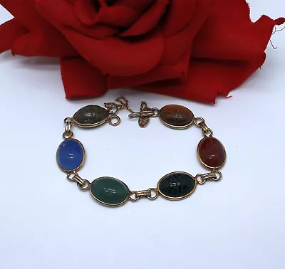 Vintage Russel 1/20 12k Gold Filled Scarab  Bracelet   CAT RESCUE • $24.99