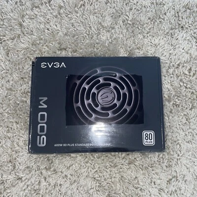 £55 • Buy Evga 600 W1, 80+ White 600W, Power Supply 100-W1-0600-K3, Black