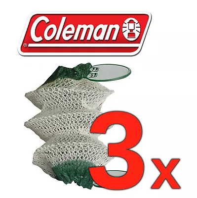 Coleman Incandescent Stockings Incandescent Stocking Northstar Gasoline Lantern Gasoline Lamp NEW Set Of 3 • £19.86