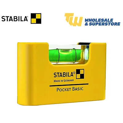 £7.50 • Buy Stabila Pocket Basic 17773 Spirit Level Mini Size Electricians Professional