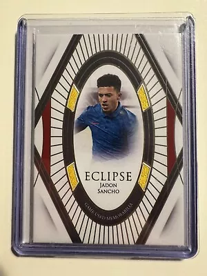 Jadon Sancho 2023 Futera Unique Eclipse Quad Match Worn Patch 11/30 #EC30 • £29.99