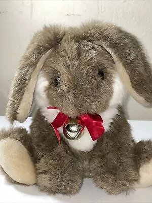 Vintage Playful Pals Mervyns Bunny Rabbit Plush Stuffed Animal Toy Brown 9” • $34.99
