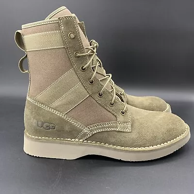 New UGG Camino Field Boots Olive Green Taupe Suede Waterproof Mens US 9 EU 42 • $90