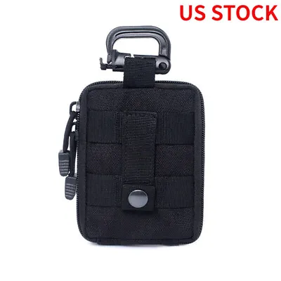 Tactical Molle Range Medical Organizer Pouch EDC Pouch Military Wallet Small Bag • $6.99