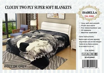 2 Ply Super Soft Thick Warm Mink Blanket  - 11 Pounds Plush Oversized King • $79.99