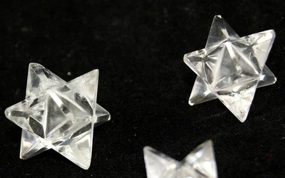 Quartz Merkabah Merkaba Crystal Carving 20mm-25mm • £9.99