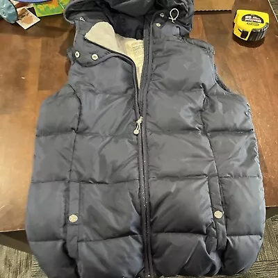 Eddie Bauer Premium Quality Goose Down 650 Fill Women's Hooded  Vest M Tall • $15