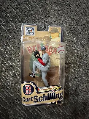 MLB Cooperstown Series 8 CURT SCHILLING Red Sox McFarlane Action Figure *NIB* • $14.99