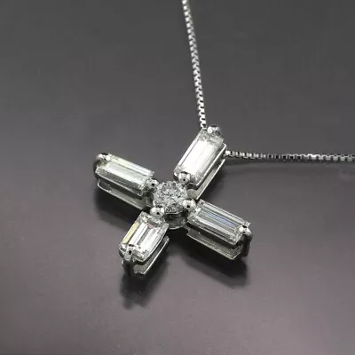 Diamond Pendant/Necklace Diamonds Approx. 100 Carat Platinum Value 3.700€ New • £1050.41
