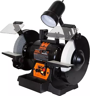 WEN BG4280 5-Amp 8-Inch Variable Speed Bench Grinder With Flexible Work Light • $119