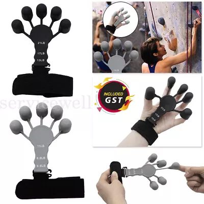 $17.59 • Buy Hand Grip Strengthener Strength Gripper Finger Exerciser Therapy Forearm Trainer