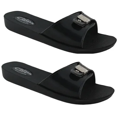 £3.95 • Buy Womens Mules Ladies Summer Beach Casual Shower Flip Flops Sandals Clogs Shoes Sz