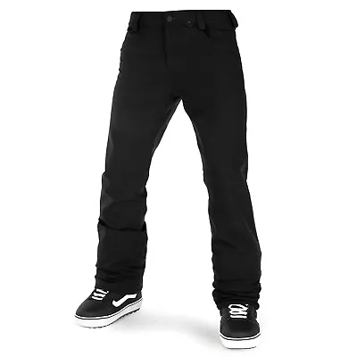 VOLCOM Mens 2023 Snowboard Snow - 5-POCKET TIGHT PANTS - BLACK • $104.99