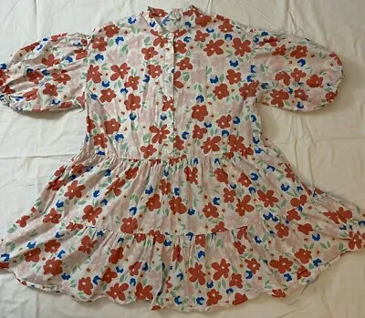 Monki Puff Sleeve Dress M • $10.25