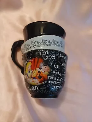 Disney Alice In Wonderland Stacked Mad Hatter Coffee Mug Tea Party Cup Drink Me • $14.99