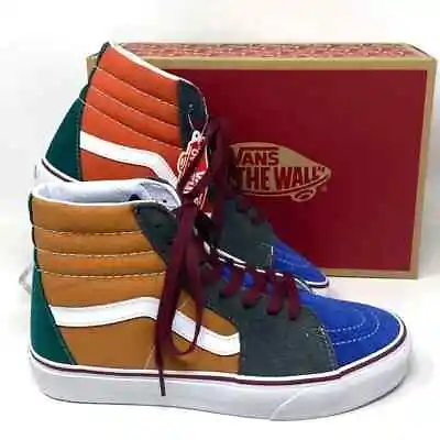 VANS Sk8-Hi Sneakers SB Casual Multi Canvas Suede Men's Size Skate VN0A4BVT448 • $44.99