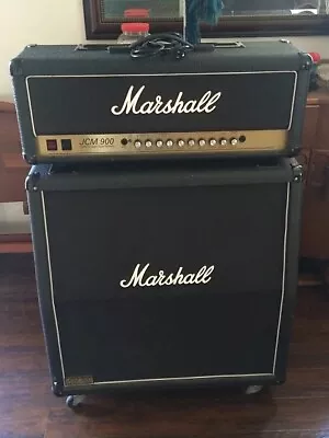 Marshall Jcm 900 4102 W/ Speaker Cab (1960) • $2000