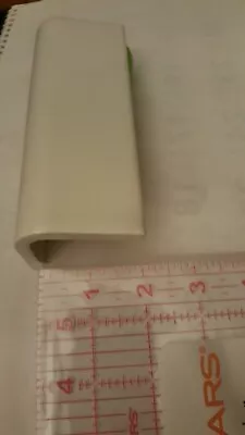 $5.65 • Buy 2 Pcs.Pack New*Vintage White*V Cap;Glossy Ceramic Trim Tile; Counter Top Edging 