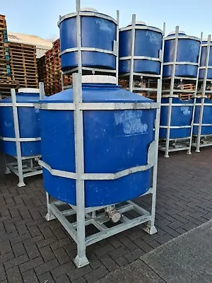 £450 • Buy 1000 Litre Heavy Duty IBC Tank Cone Conical Diesel Fuel Cider Water Container