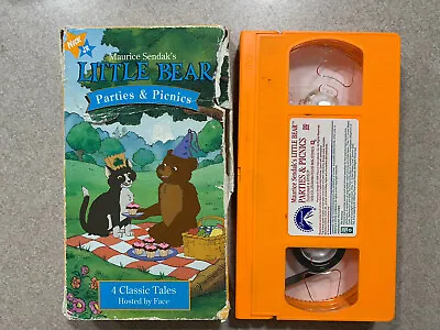 Little Bear - Parties & Picnics (VHS 1998) Maurice Sendak’s Nick Jr • $3.99