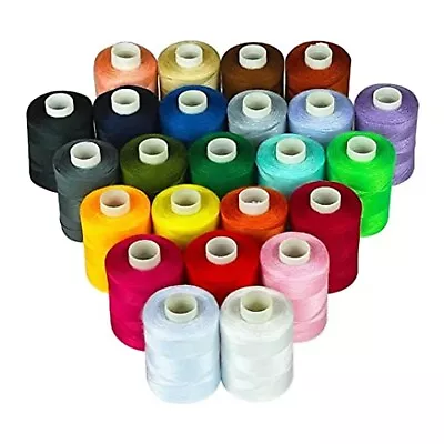 £7.45 • Buy 2 X 5000 YARDS  OVERLOCKING CONES SEWING THREAD , 120s SPUN