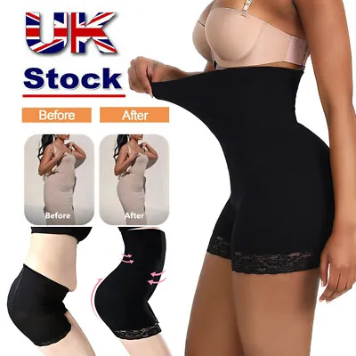 Women Waist Trainer Body Shaper High Waist Shapewear Tummy Control Panties Pants • £5.58