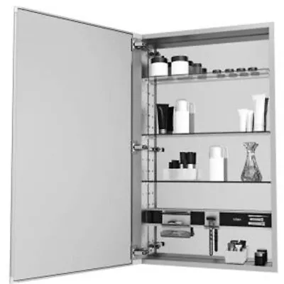 Robern MC2440D4FPLE4 M Series 24  X 40  X 4  Flat Plain 1 Door Medicine Cabinet • $1798.48