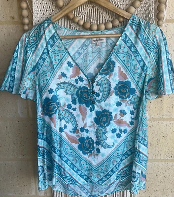 $20 • Buy Womens Arnhem Short Sleeve Top Size 6
