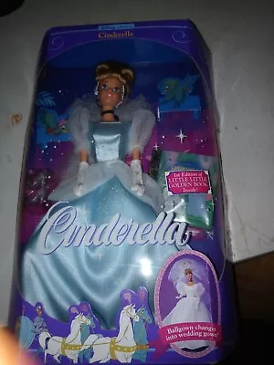 Disney Classics Cinderella Barbie Doll Vintage 1991 Mattel (#1624) • $32