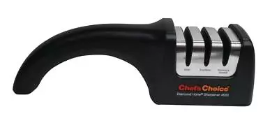 Chef's Choice 4633 Angle Select Diamond Hone 3 Stage Manual Knife Sharpener Blac • $85.49