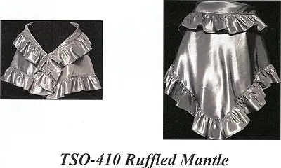 Civil War Style RUFFLED MANTLE Short Cape Timeless Stitches PATTERN TSO-410 • $6
