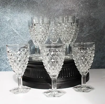 Fostoria American Clear Water Glasses *Vintage Glassware* Free Shipping • $34
