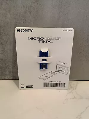 Sony Micro Vault Tiny 1GB Brand New 2-550-373-35 • $18.99