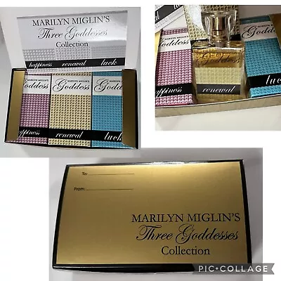 Marilyn Miglin’s Three Goddesses Collection  1oz Ea. Happiness Renewal Luck NIB • $49.99