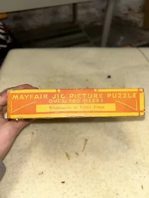 Mayfair Puzzle. Washington At Valley Forge. Vintage • $20