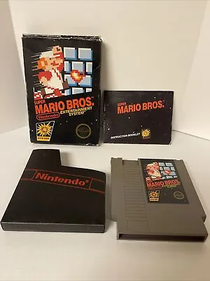 Super Mario Bros 1 Complete In Box For Original Nintendo Console NES System CIB • $200