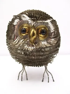 Vintage Curtis Jere Metal Owl Sculpture Brutalist 1960's • $149.99
