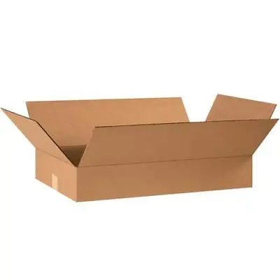 24x14x4  Flat Corrugated Boxes For Shipping Packing Moving Supplies 25 Total • $62.42