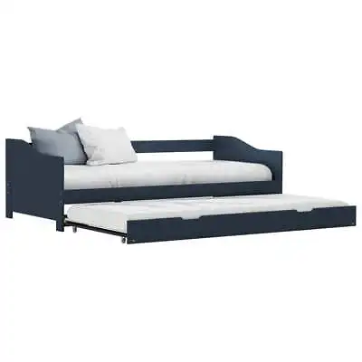 Pull-out Sofa Bed Frame Grey Pinewood 90x200  U8H4 • £208.99