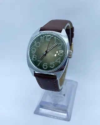 £105.62 • Buy Vintage Soviet Watch Raketa Made In USSR Mechanical Wristwatch 1980s