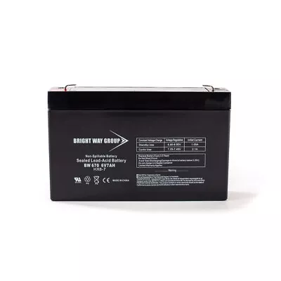 3FM7 Toyo Battery Replacement SLA Battery 6V 7AH F1 • $14.99