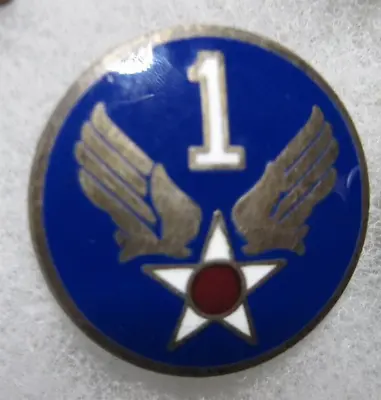 DI Dui PB Pinback Ww2 Wwii Aac Aaf Air Corps 1st ARMY AIR FORCE Nhm STERLING • $35