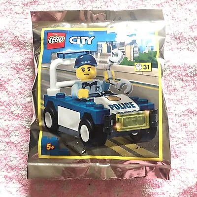 £7 • Buy LEGO City Police Man And Car Poly Bag New