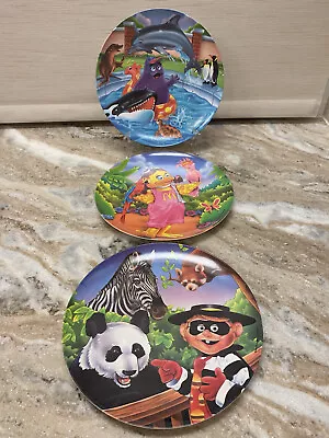 McDonalds 9 In Character Plates 1996 Minimal Wear • $9