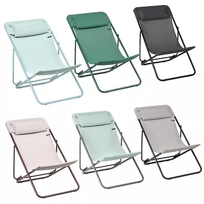 Lafuma Maxi Transat Plus Batyline DUO Garden Chair Various Colours • £82.99