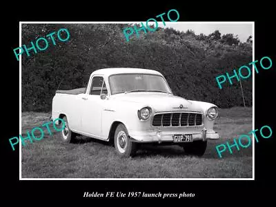 Old Postcard Size Photo Of 1957 Holden Fe Ute Launch Press Photo • $7