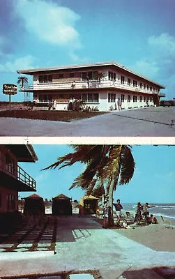 Postcard FL North Miami Beach Ocean Palm Motel 1955 Chrome Vintage PC H2259 • $3