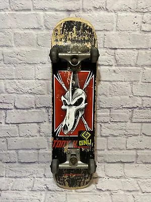 Vintage TONY HAWK Pterodactyl Skull Black / Red Skateboard - All Birdhouse Parts • $45