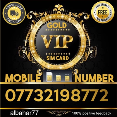 £25 • Buy GOLD EASY VIP BUSINESS MOBILE NUMBER SIM Card 02