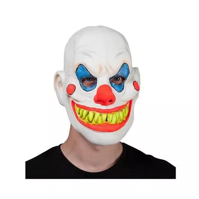 £10.95 • Buy Deluxe NEON UV CLOWN Mask Halloween Latex Fancy Dress Horror Scary Evil Circus